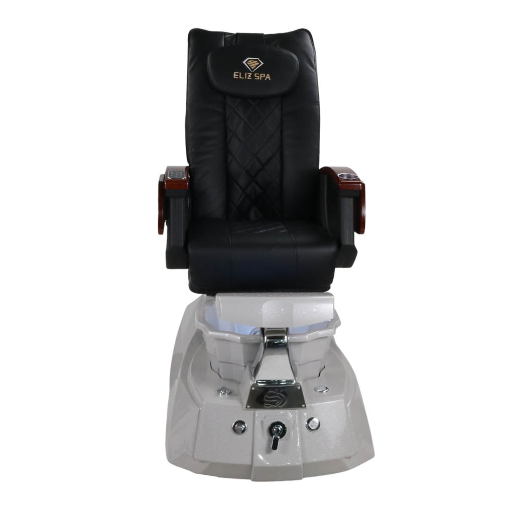 Pedicure Spa Chair - Luna (Wood | Black | Grey )