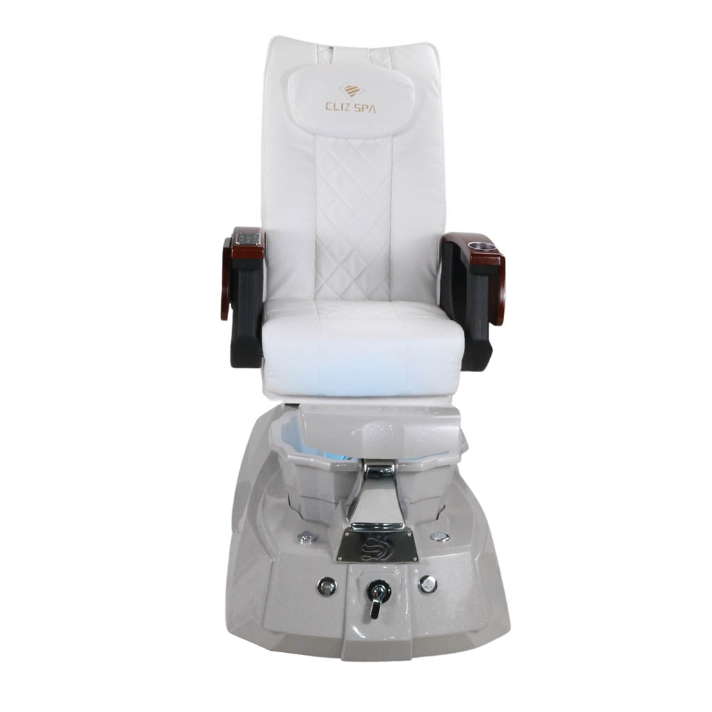 Pedicure Spa Chair - Luna (Wood | White | Grey )