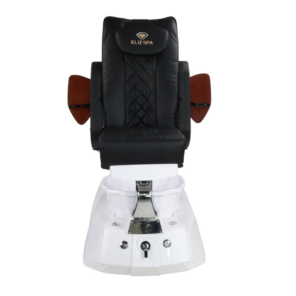 Pedicure Spa Chair - Luna (Wood | Black | White)