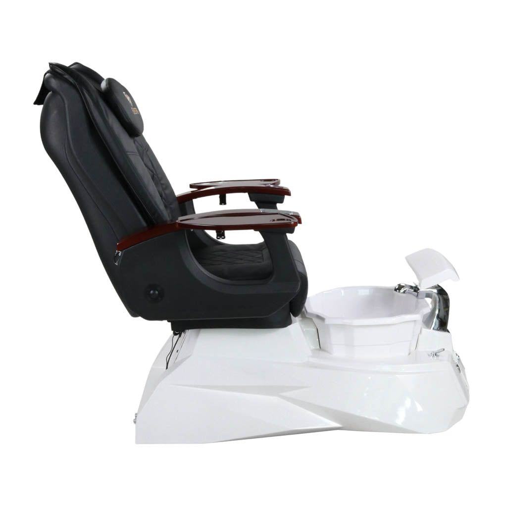 Pedicure Spa Chair - Luna (Wood | Black | White)