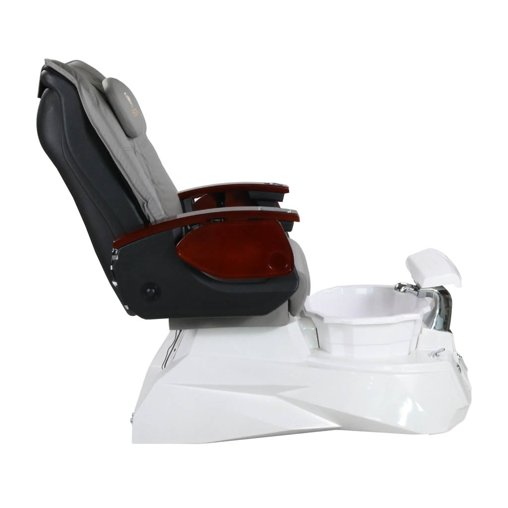 Pedicure Spa Chair - Luna (Wood | Grey | White)