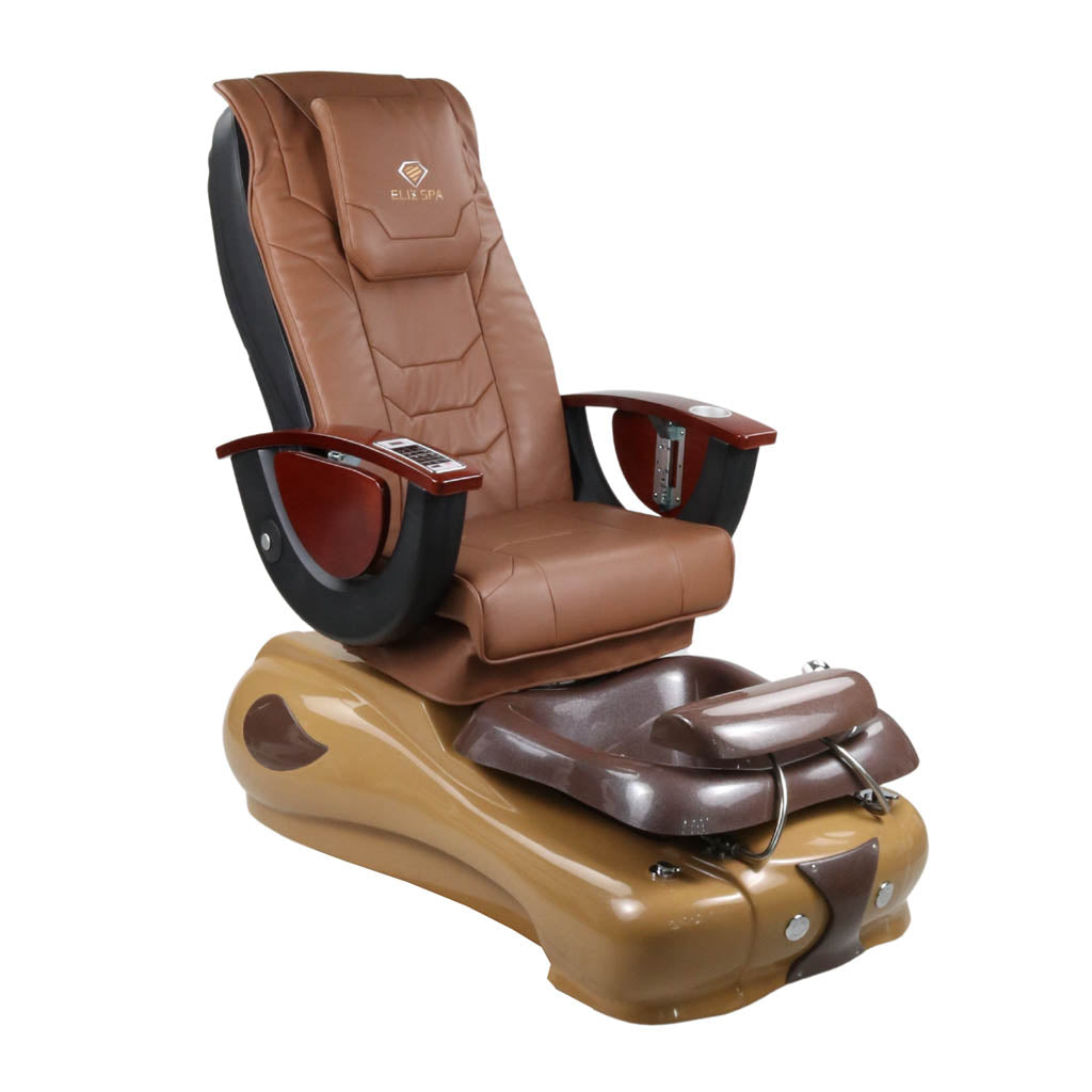 Pedicure Spa Chair - Mocha (Wood | Cappuccino | Brown)