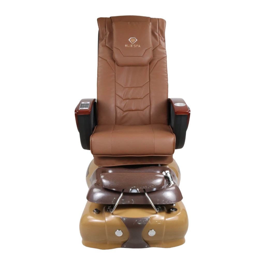 Pedicure Spa Chair - Mocha (Wood | Cappuccino | Brown)