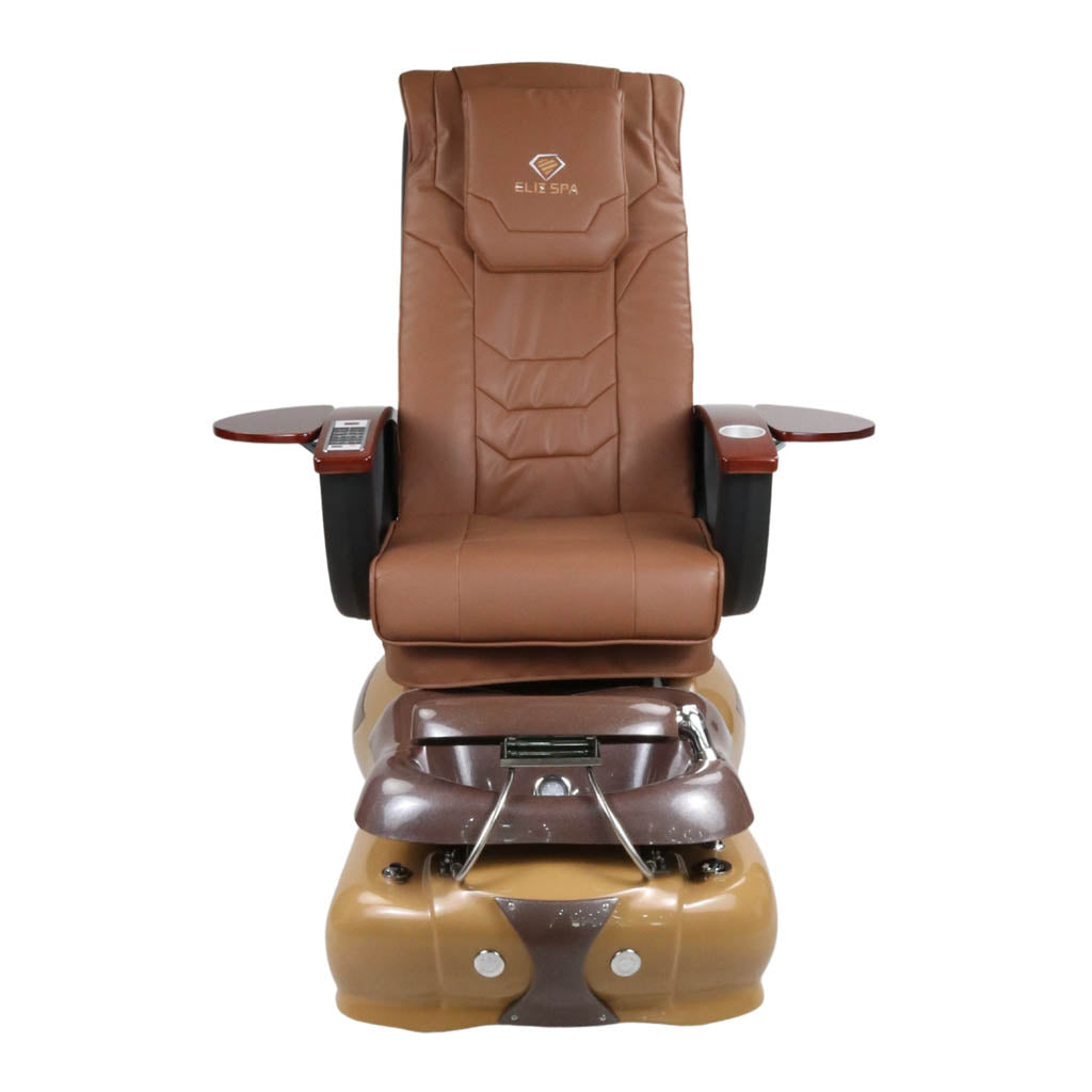 Pedicure Spa Chair - Mocha (Wood | Cappuccino | Brown)