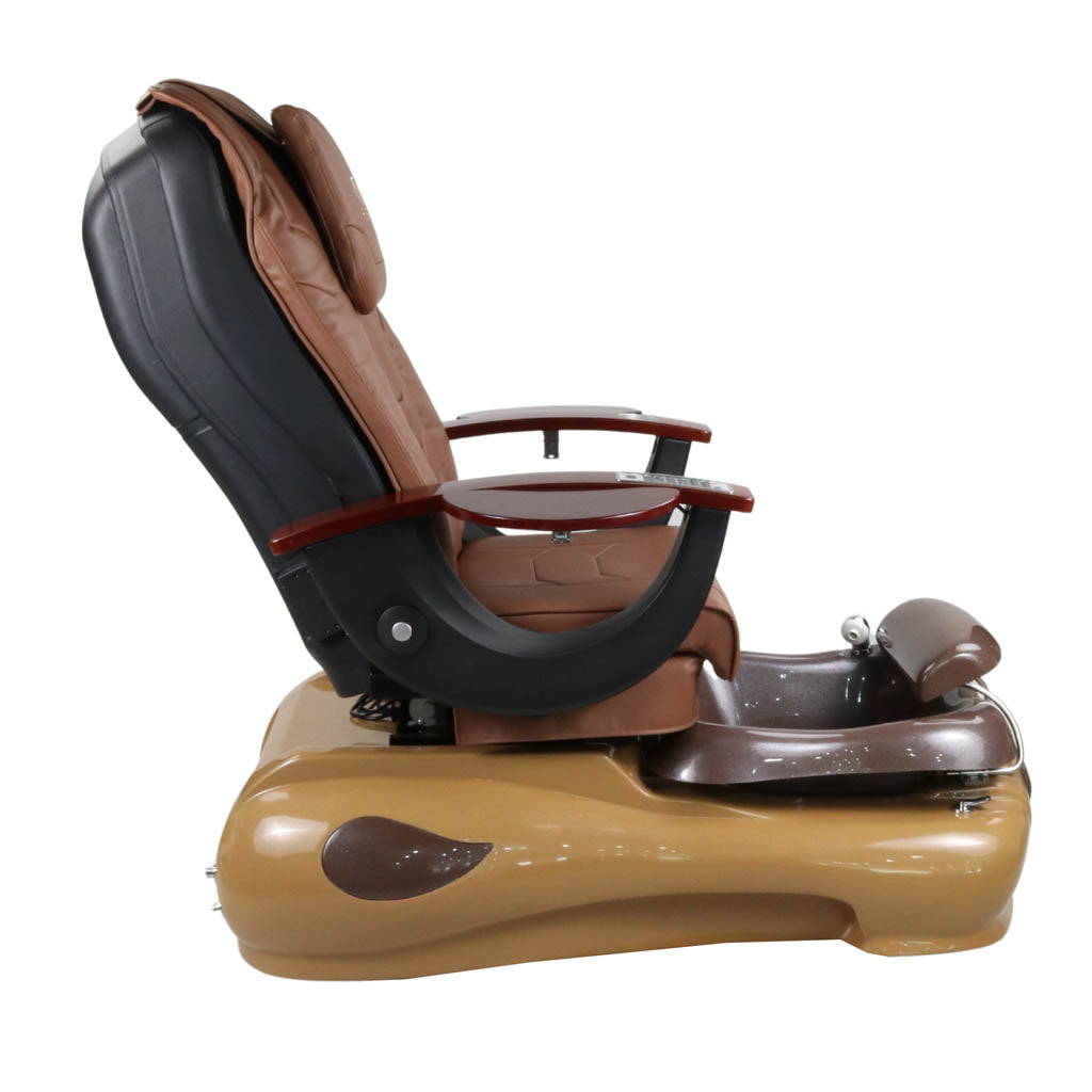 Pedicure Spa Chair - Mocha (Wood | Cappuccino | Brown)