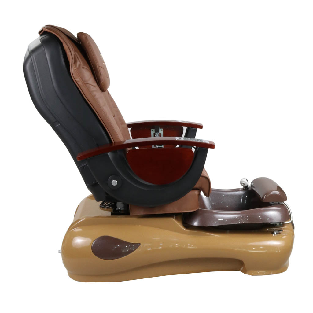 Pedicure Spa Chair - Mocha (Wood | Cappuccino | Brown)