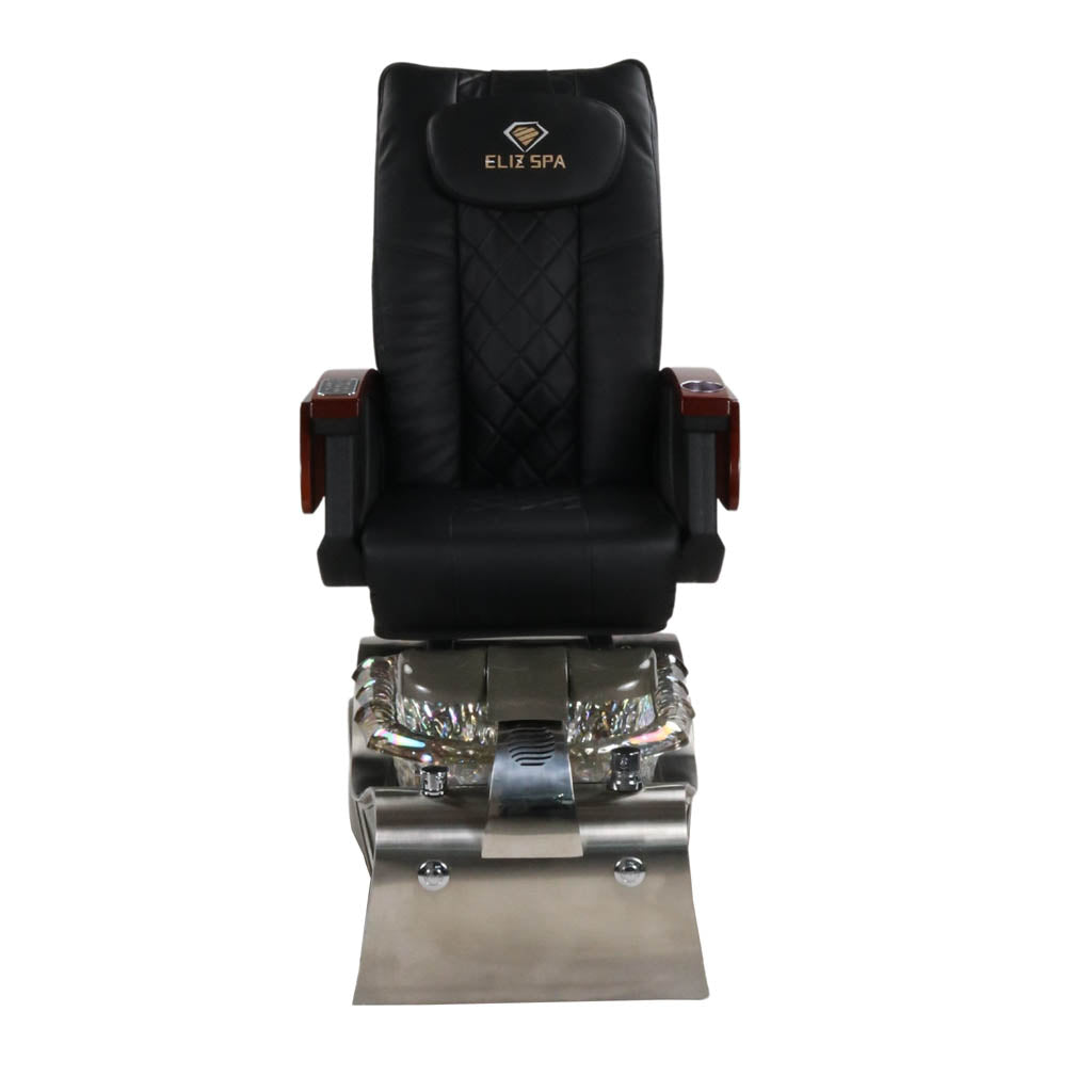 Pedicure Spa Chair - Nimbus (Wood | Black | Silver)