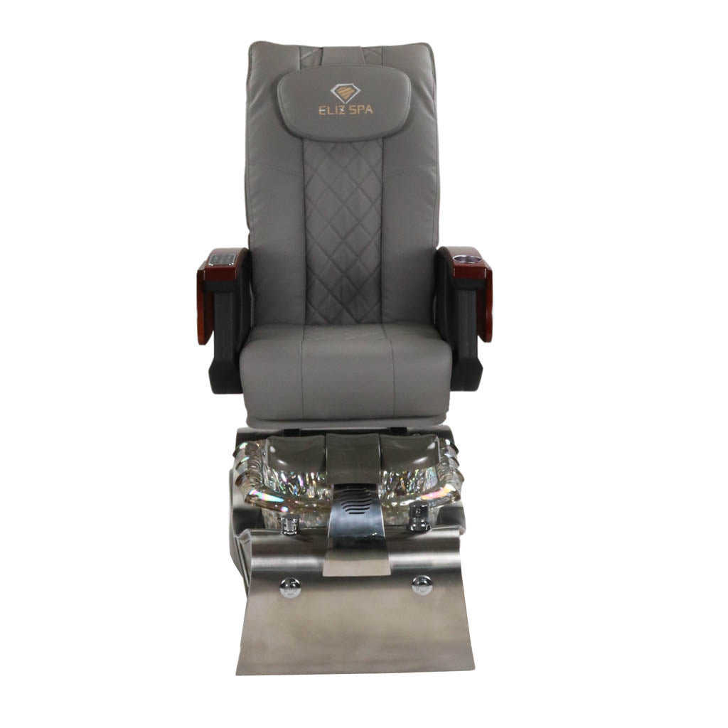 Pedicure Spa Chair - Nimbus (Wood | Grey | Silver)