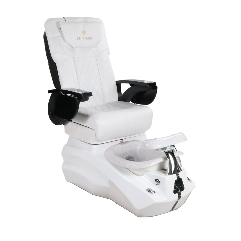 Pedicure Spa Chair - Zeta (Black | White | White)