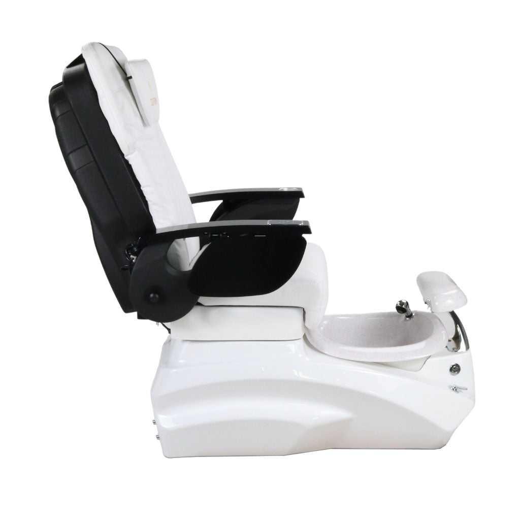 Pedicure Spa Chair - Zeta (Black | White | White)