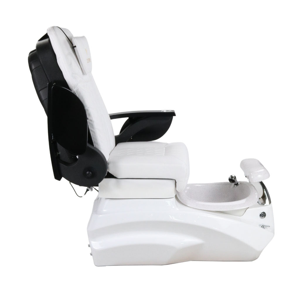 Pedicure Spa Chair - Zeta (Black | White | White)