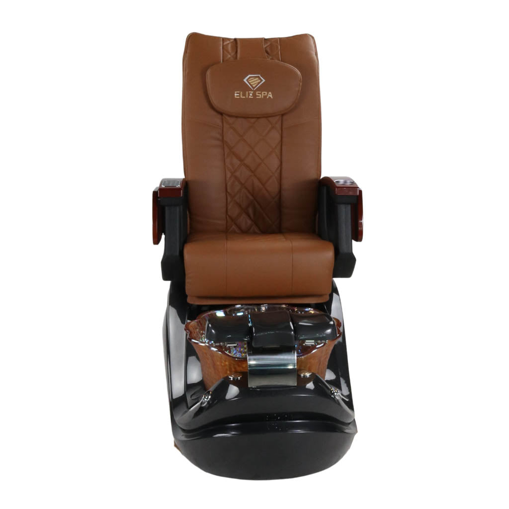 Pedicure Spa Chair - Phoenix (Wood | Cappuccino | Black)