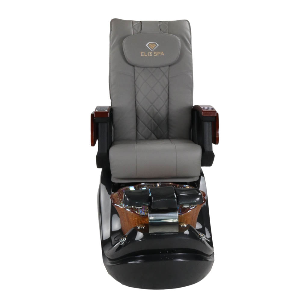 Pedicure Spa Chair - Phoenix (Wood | Grey | Black)
