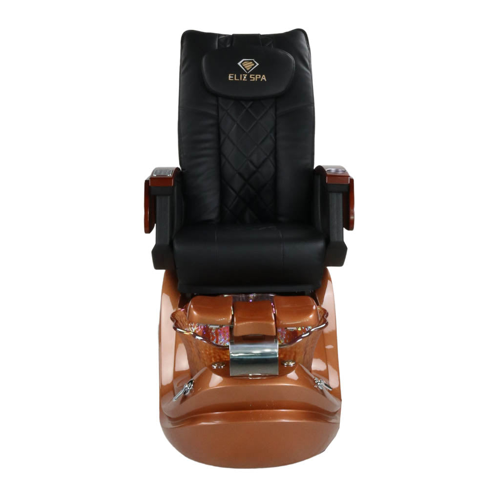 Pedicure Spa Chair - Phoenix (Wood | Black | Gold)