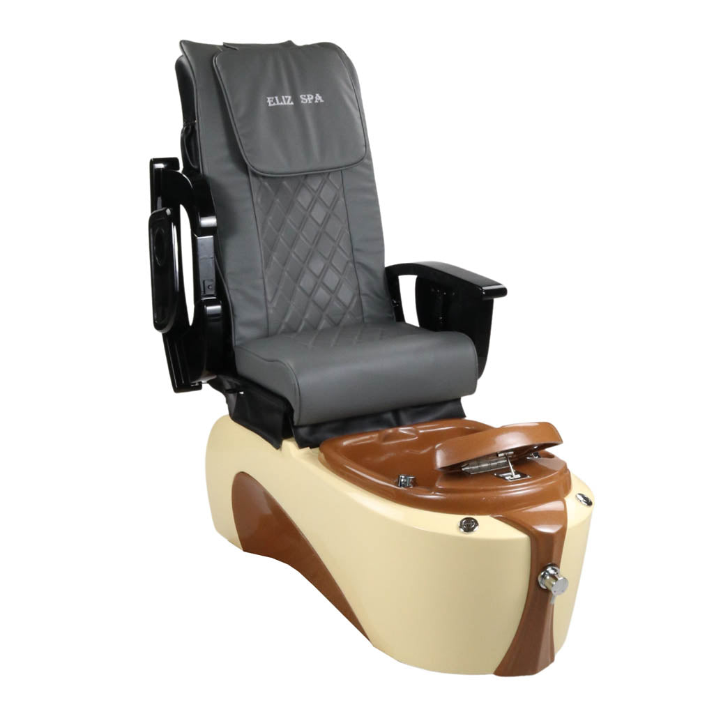 Pedicure Spa Chair - Toffee (Black | Grey | Cream)