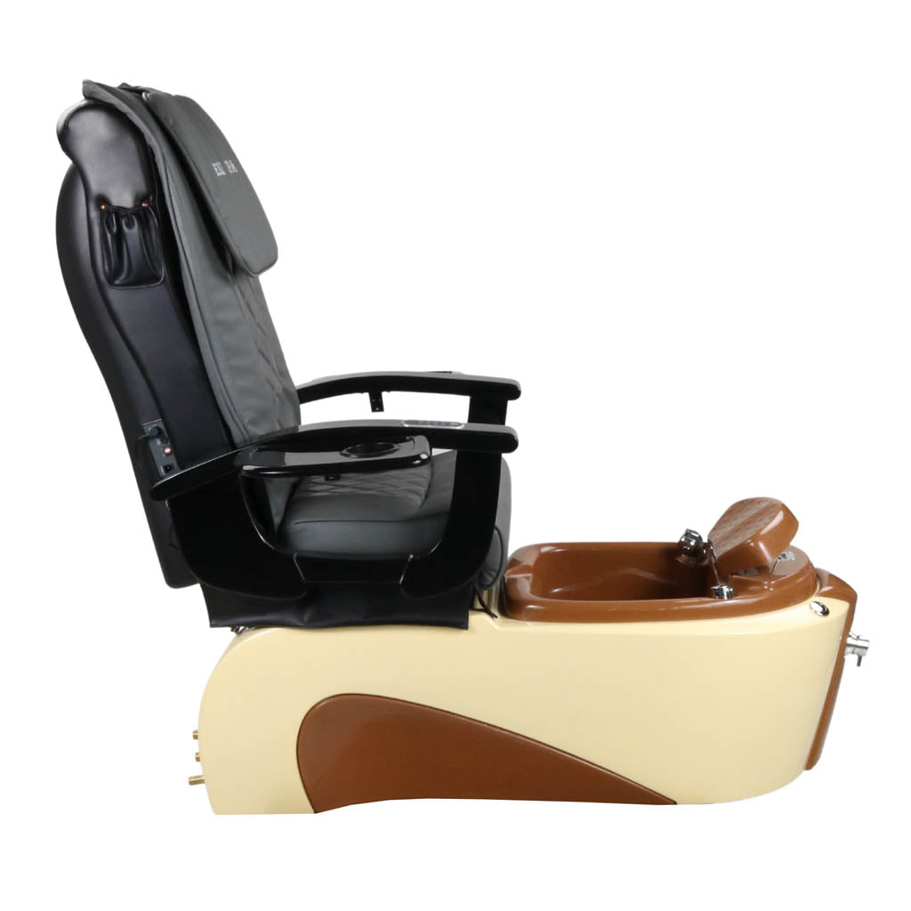 Pedicure Spa Chair - Toffee (Black | Grey | Cream)