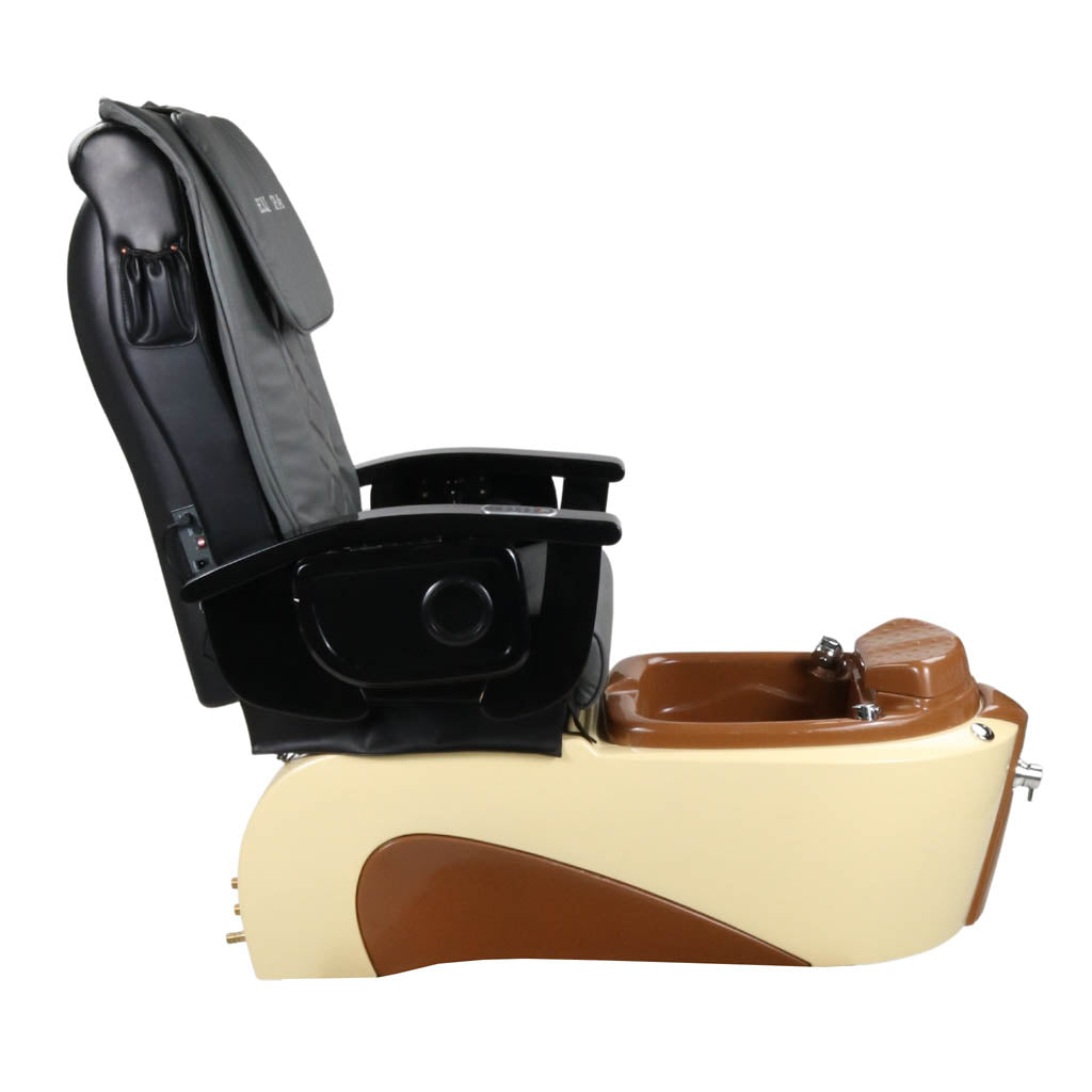 Pedicure Spa Chair - Toffee (Black | Grey | Cream)