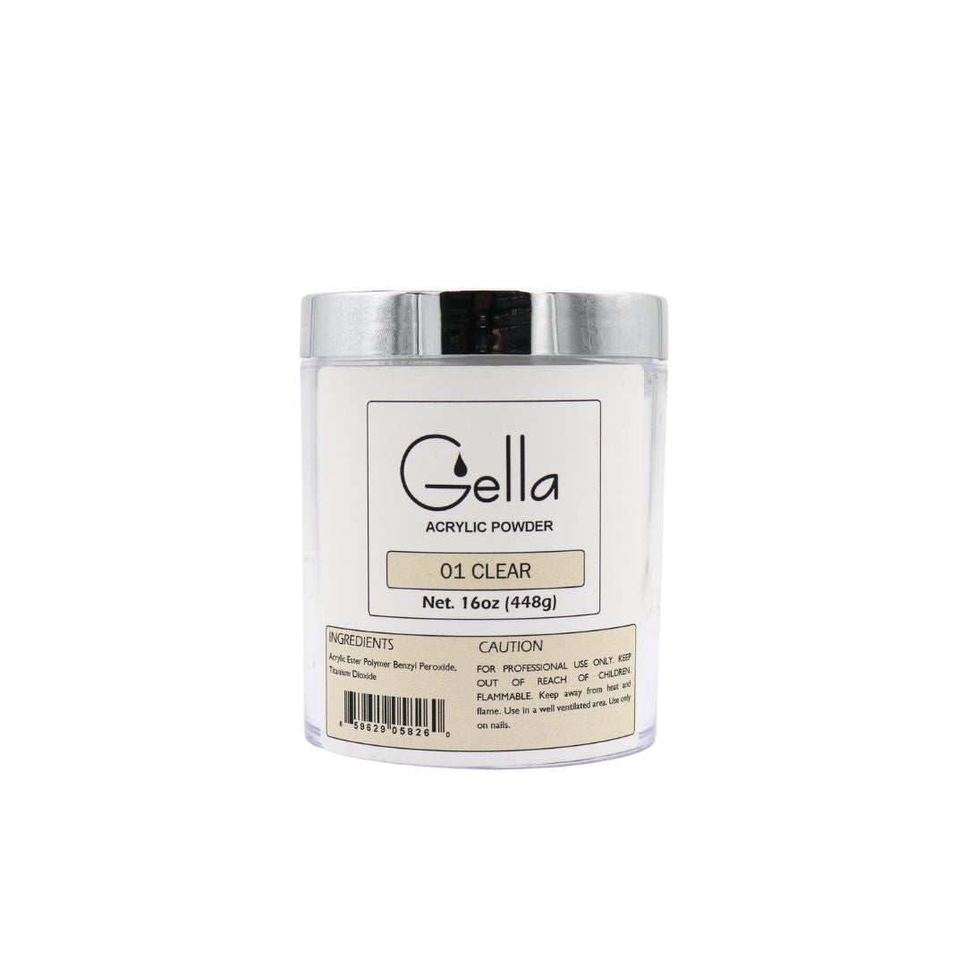 Acrylic Powder - 01 Clear 448g (16oz)