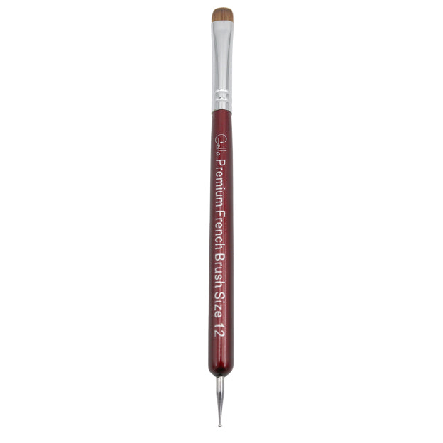 Gella Premium French Brush - Size 12 With Dotter