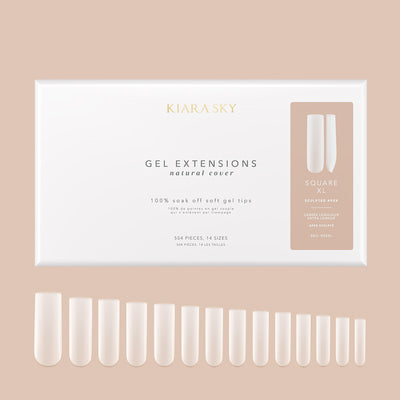 Natural Gel Extensions - NSSXL Square XL