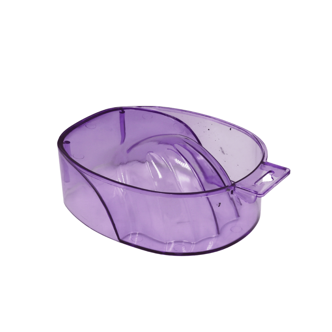 Manicure Bowl Clear Purple
