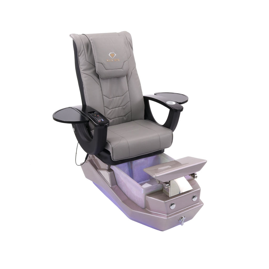 Pedicure Spa Chair - Maximus (Black | Grey | Grey)
