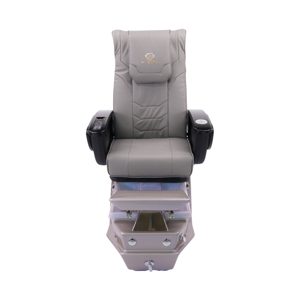 Pedicure Spa Chair - Maximus (Black | Grey | Grey)
