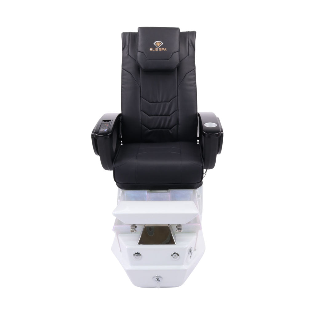 Pedicure Spa Chair - Maximus (Black | Black | White)
