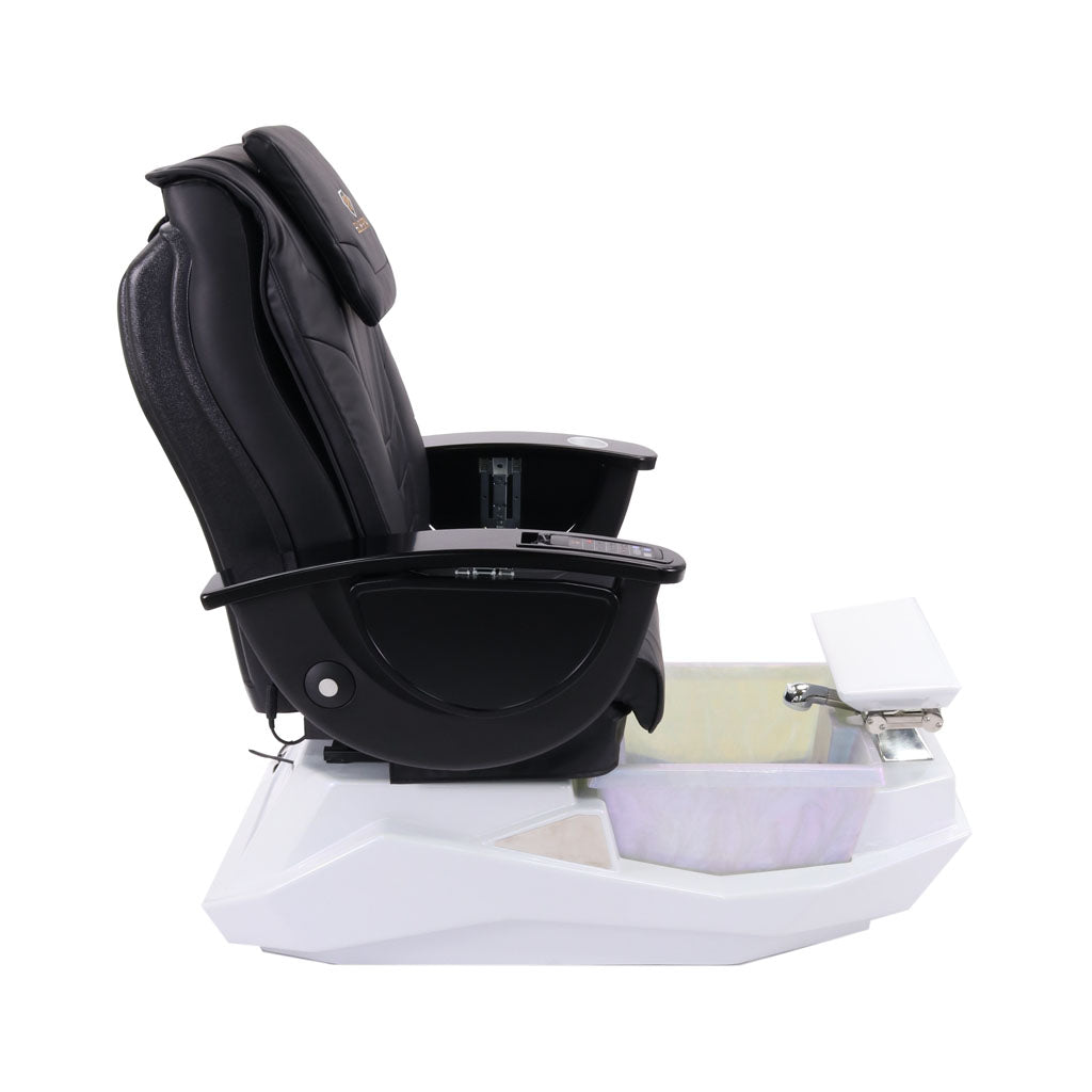 Pedicure Spa Chair - Maximus (Black | Black | White)