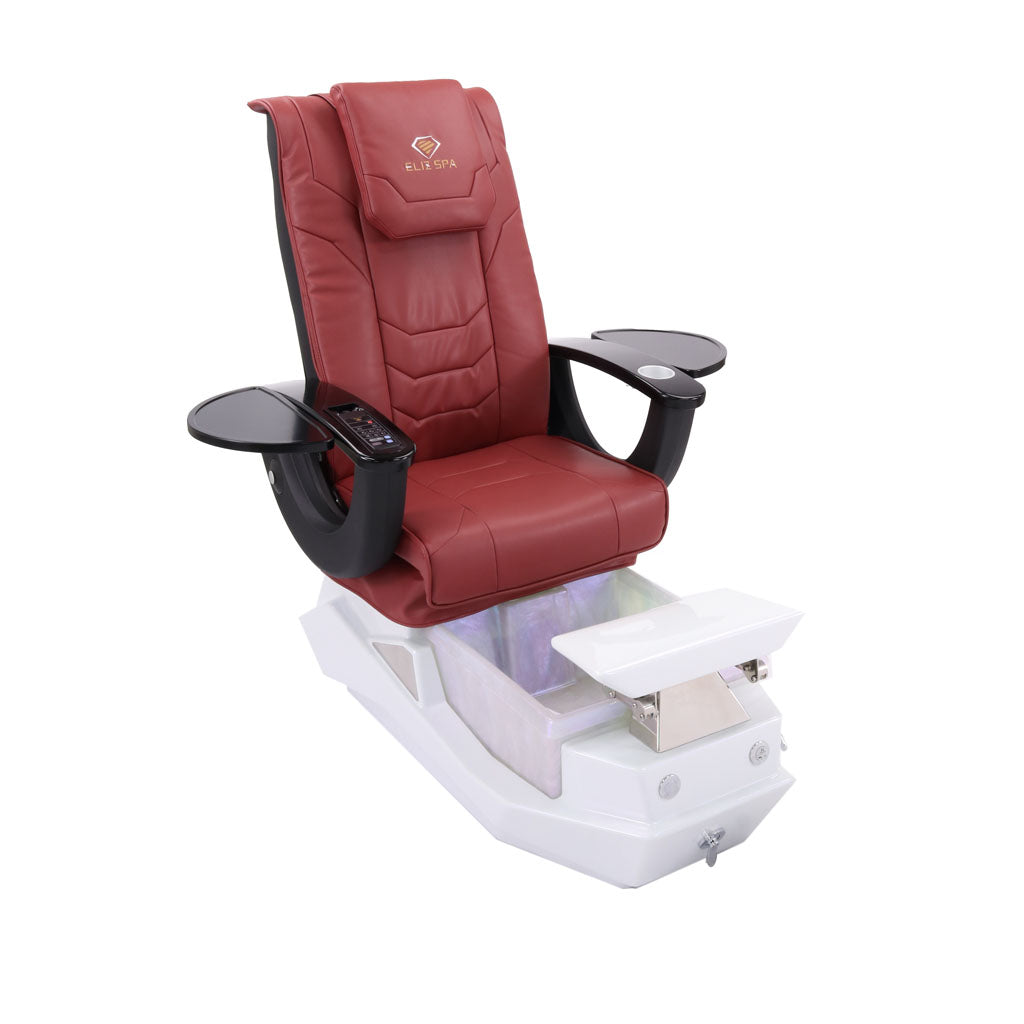 Pedicure Spa Chair - Maximus (Black | Burgundy | White)