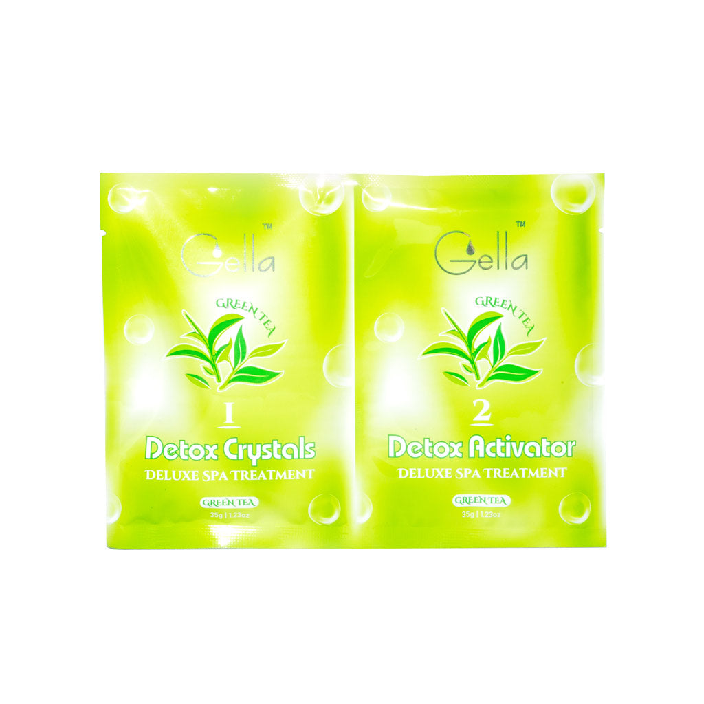 Pedi Soak 2 Step - Green Tea Detox Crystals & Activator 1pc