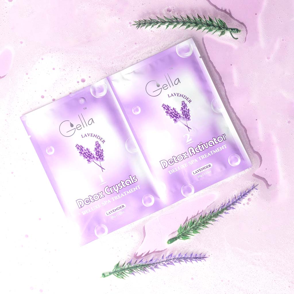 Pedi Soak 2 Step - Lavender Detox Crystals & Activator 1pc