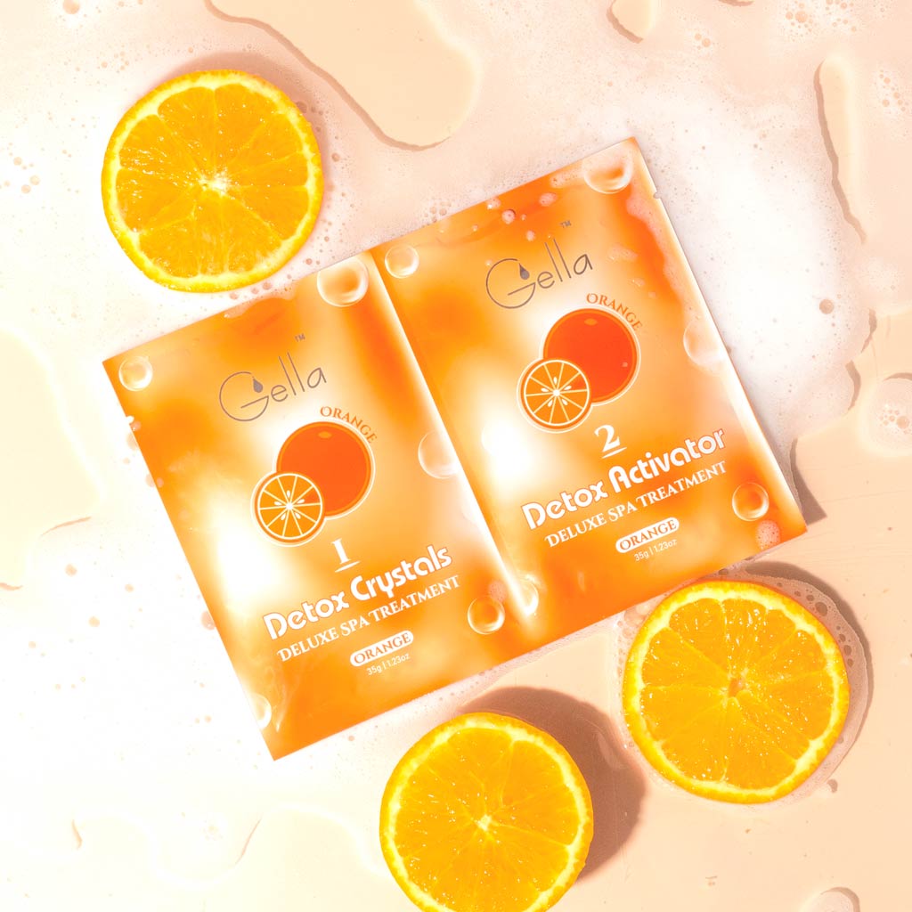 Pedi Soak 2 Step - Orange Detox Crystals & Activator 1pc