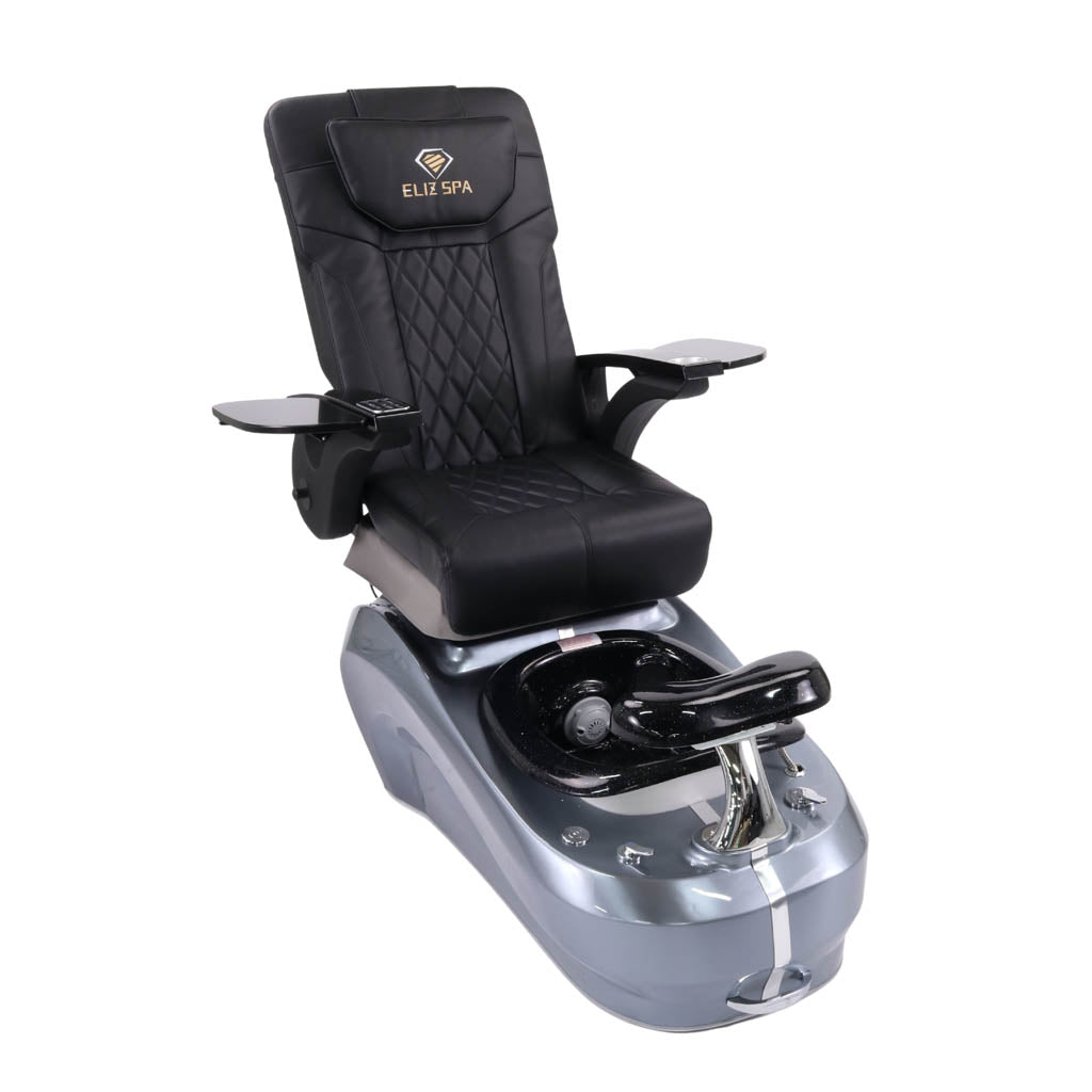 Pedicure Spa Chair - Luxo (Black | Black | Blue)