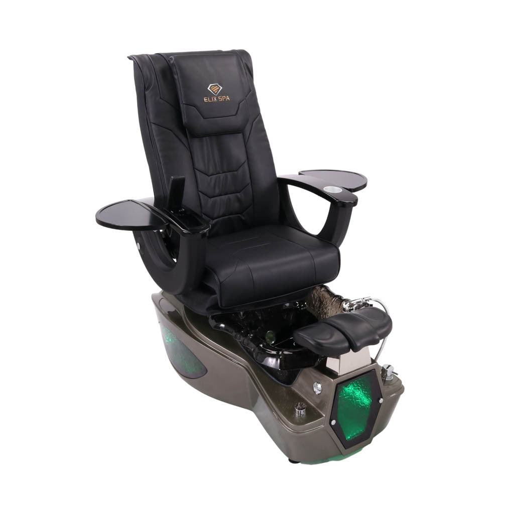Pedicure Spa Chair - Shadow (Black | Black | Dark Grey)