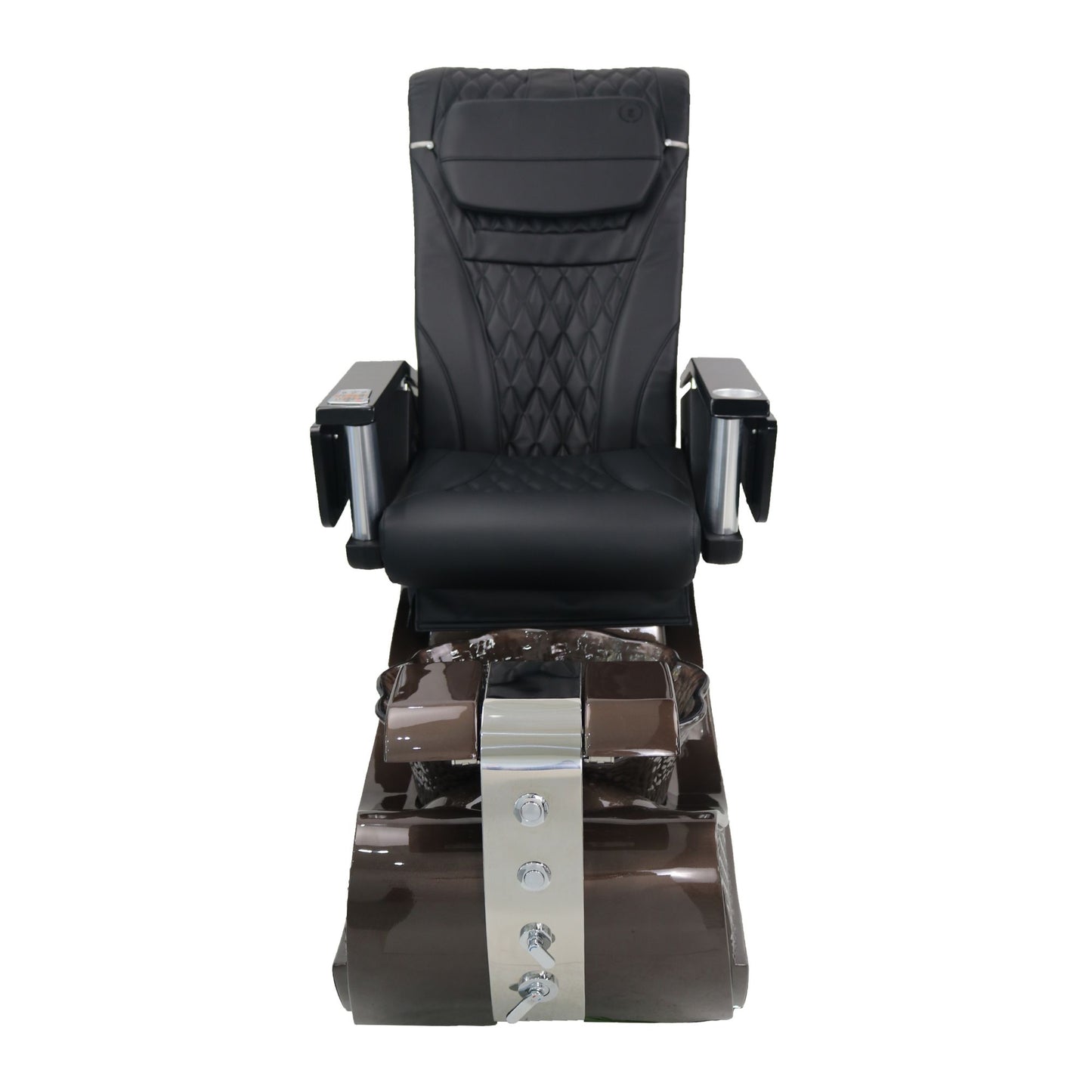Pedicure Spa Chair - Stella (Black | Black | Brown)