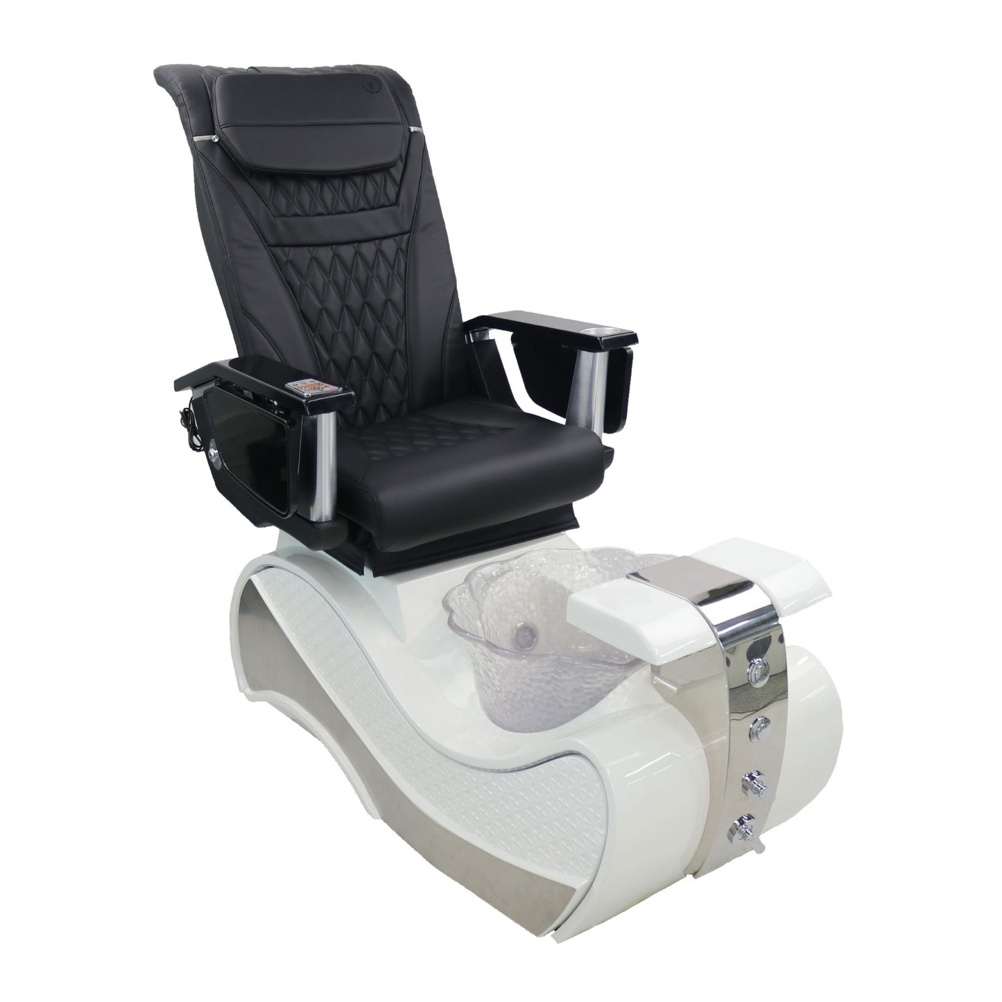 Pedicure Spa Chair - Stella (Black | Black | White)