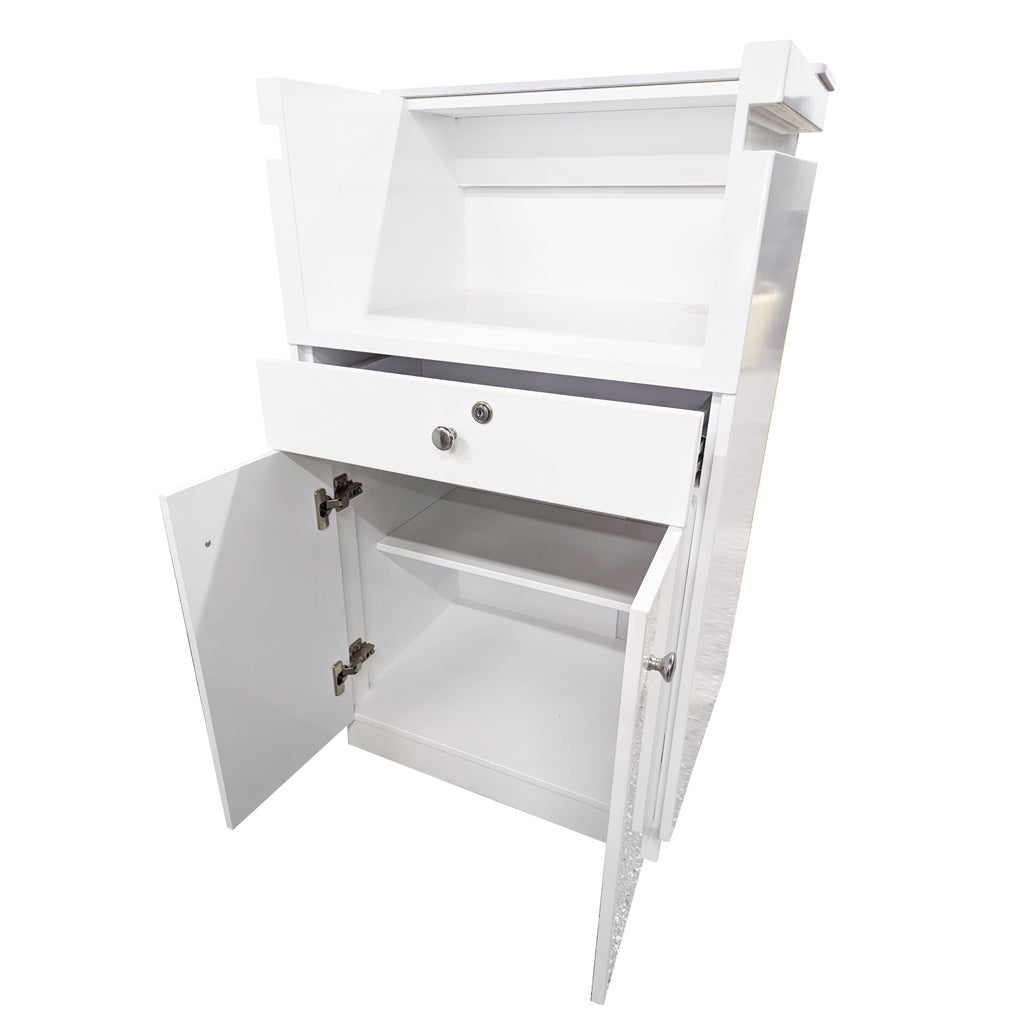 Reception Desk Small White