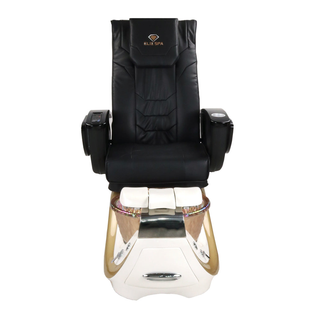 Pedicure Spa Chair - Divine (Black | Black | White)