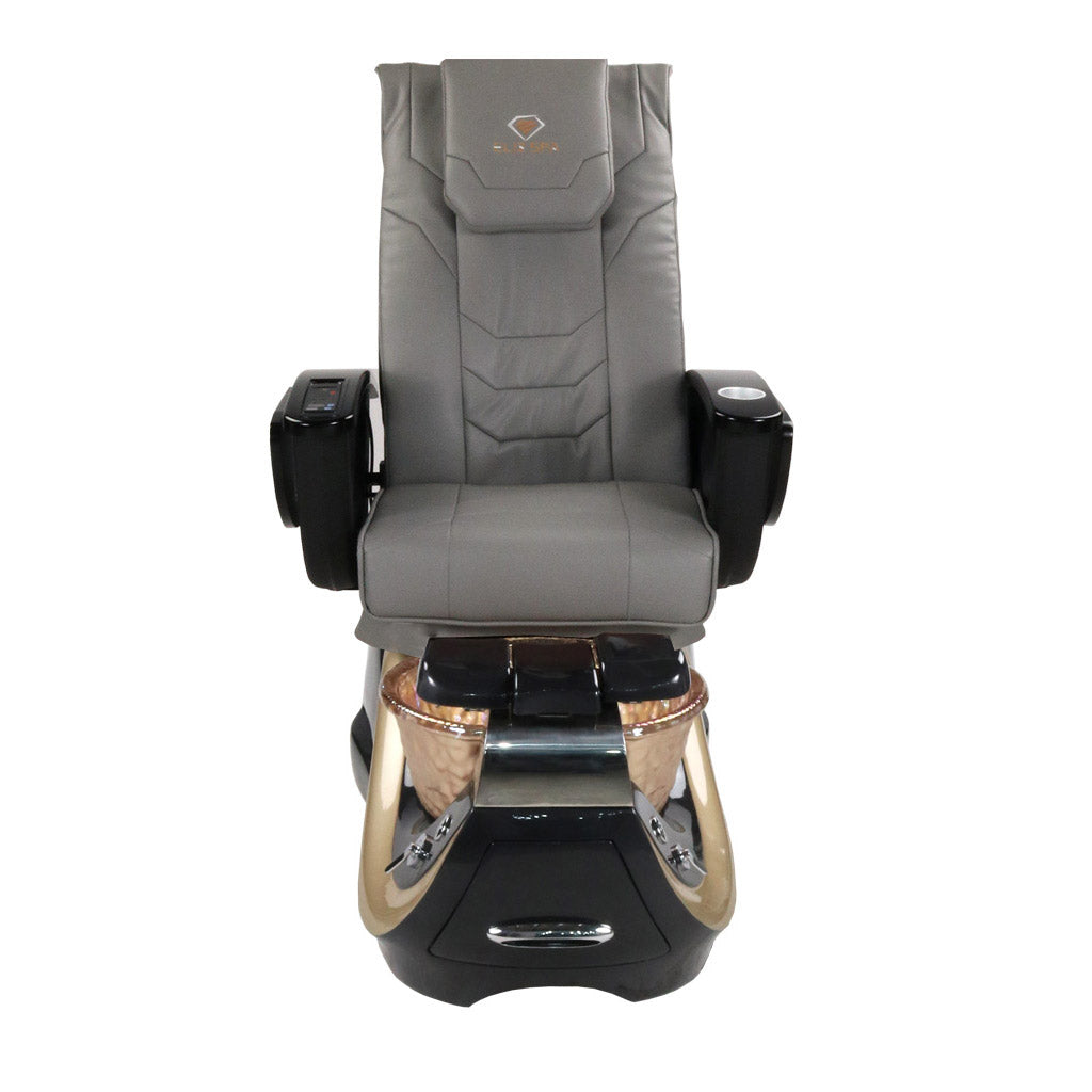 Pedicure Spa Chair - Divine (Black | Grey | Black)