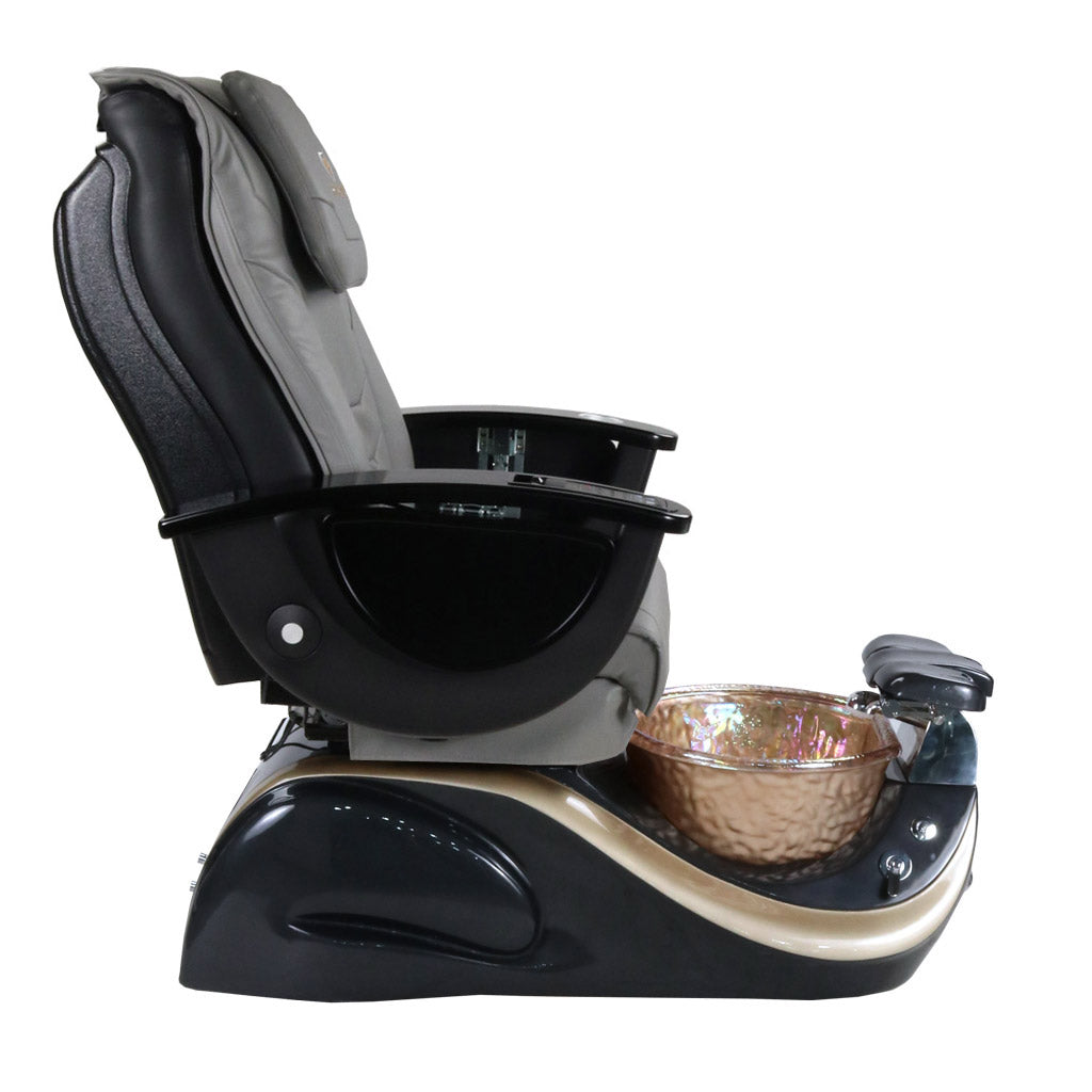 Pedicure Spa Chair - Divine (Black | Grey | Black)