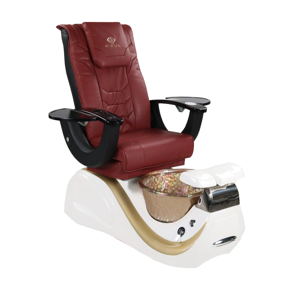 Pedicure Spa Chair - Divine (Black | Burgundy | White)