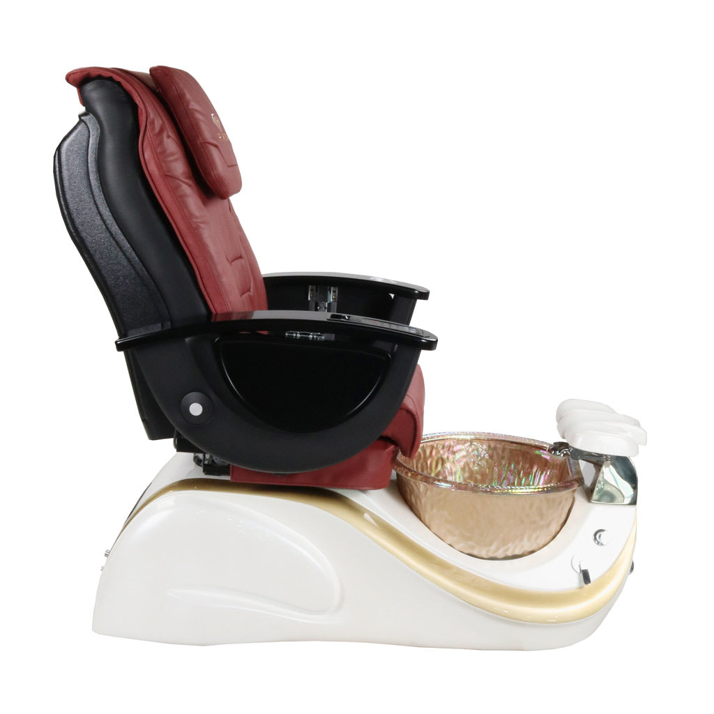 Pedicure Spa Chair - Divine (Black | Burgundy | White)