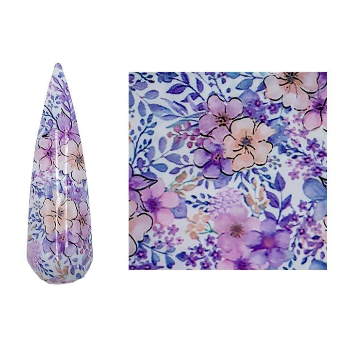 Transfer Foil Design - 135 Diamond Nail Supplies