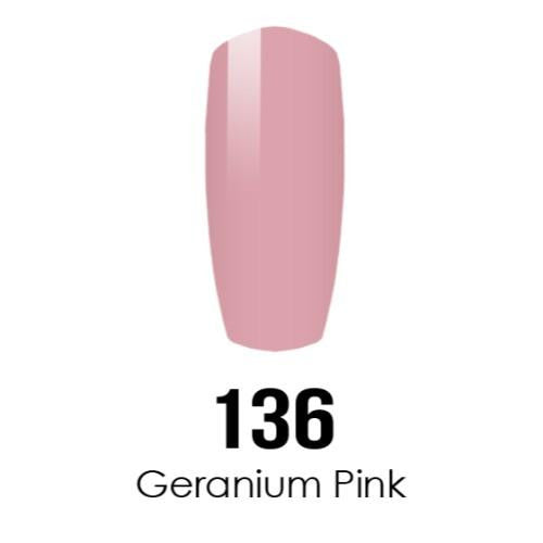 Duo Gel - DC136 Geranium Pink Diamond Nail Supplies