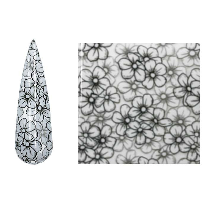 Transfer Foil Design - 141 Diamond Nail Supplies