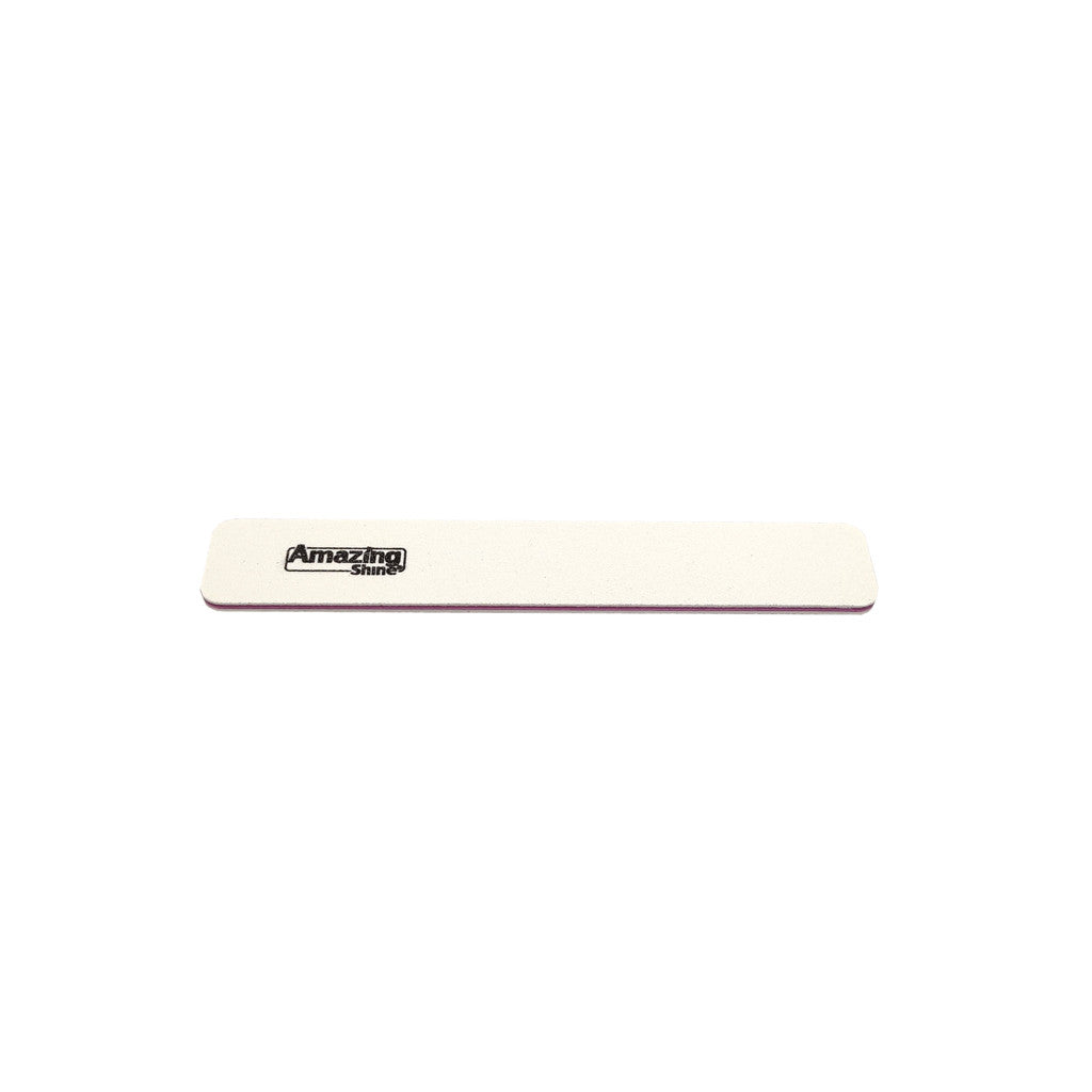 Amazing Shine Jumbo White & Pink File 100/100 Diamond Nail Supplies