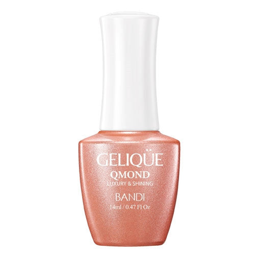 Gelique Qmond - GP675 Sunny Pop Coral Diamond Nail Supplies