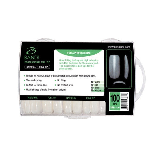 Full-Tip Tips Natural 100pc Diamond Nail Supplies