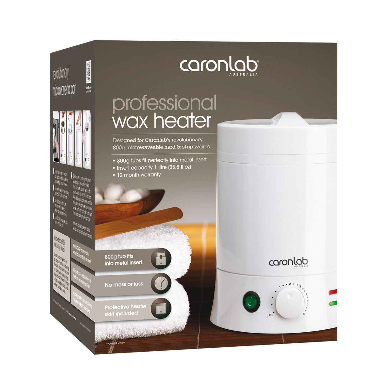 Caronlab Prof Wax Heater 1lt Diamond Nail Supplies